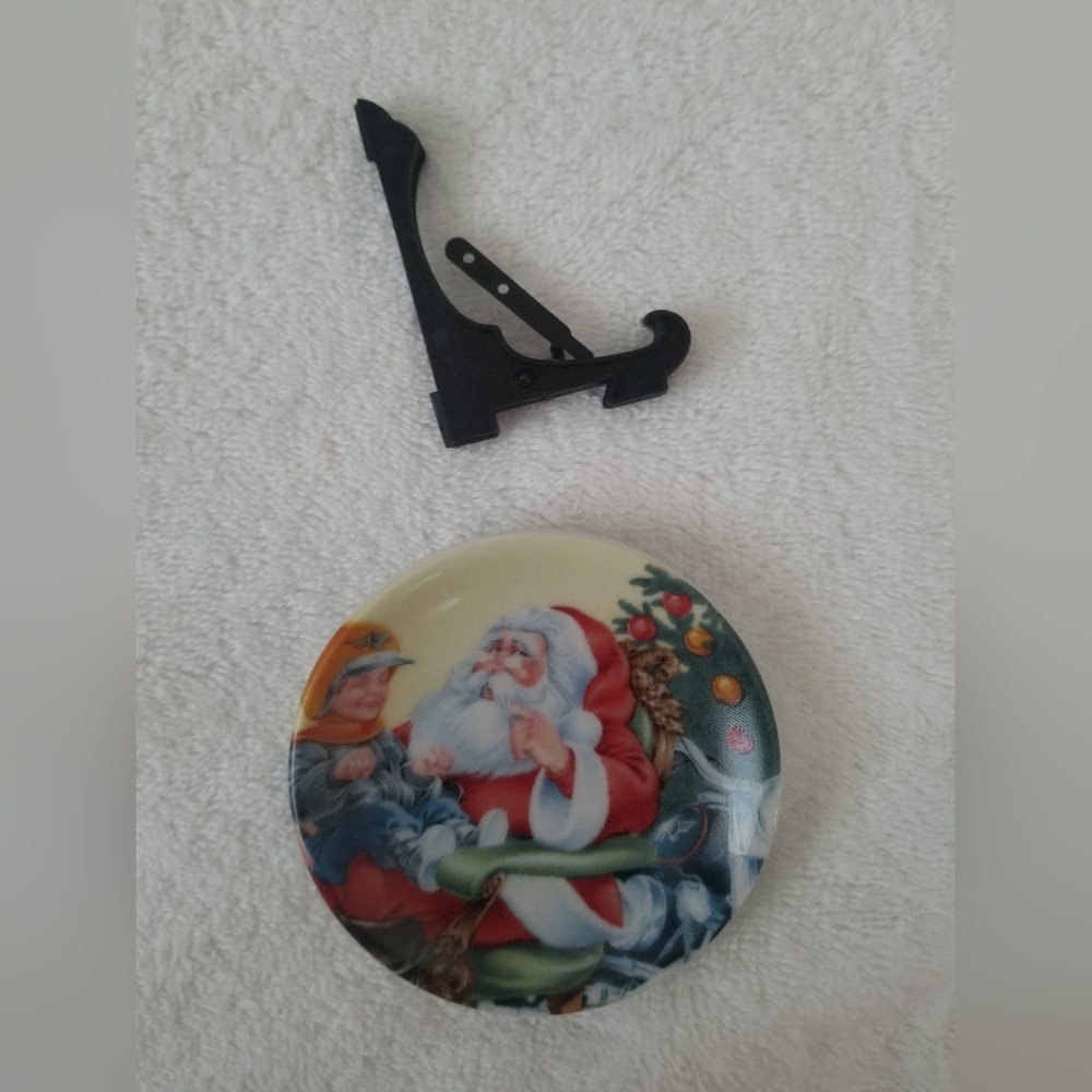 1998 Harley Davidson Limited Edition (10th) Mini plate Christmas ornament